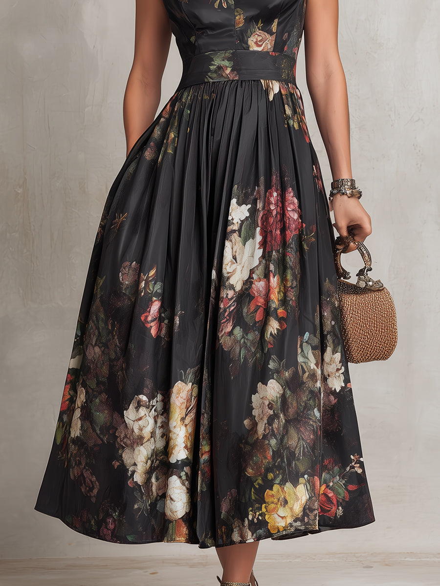 SIENNA - VESTIDO MIDI FLORAL