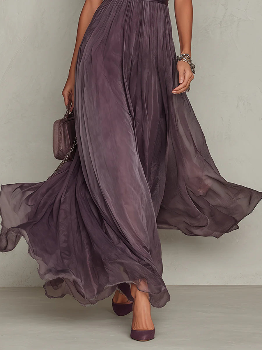 JULIETA - VESTIDO MAXI DE GASA