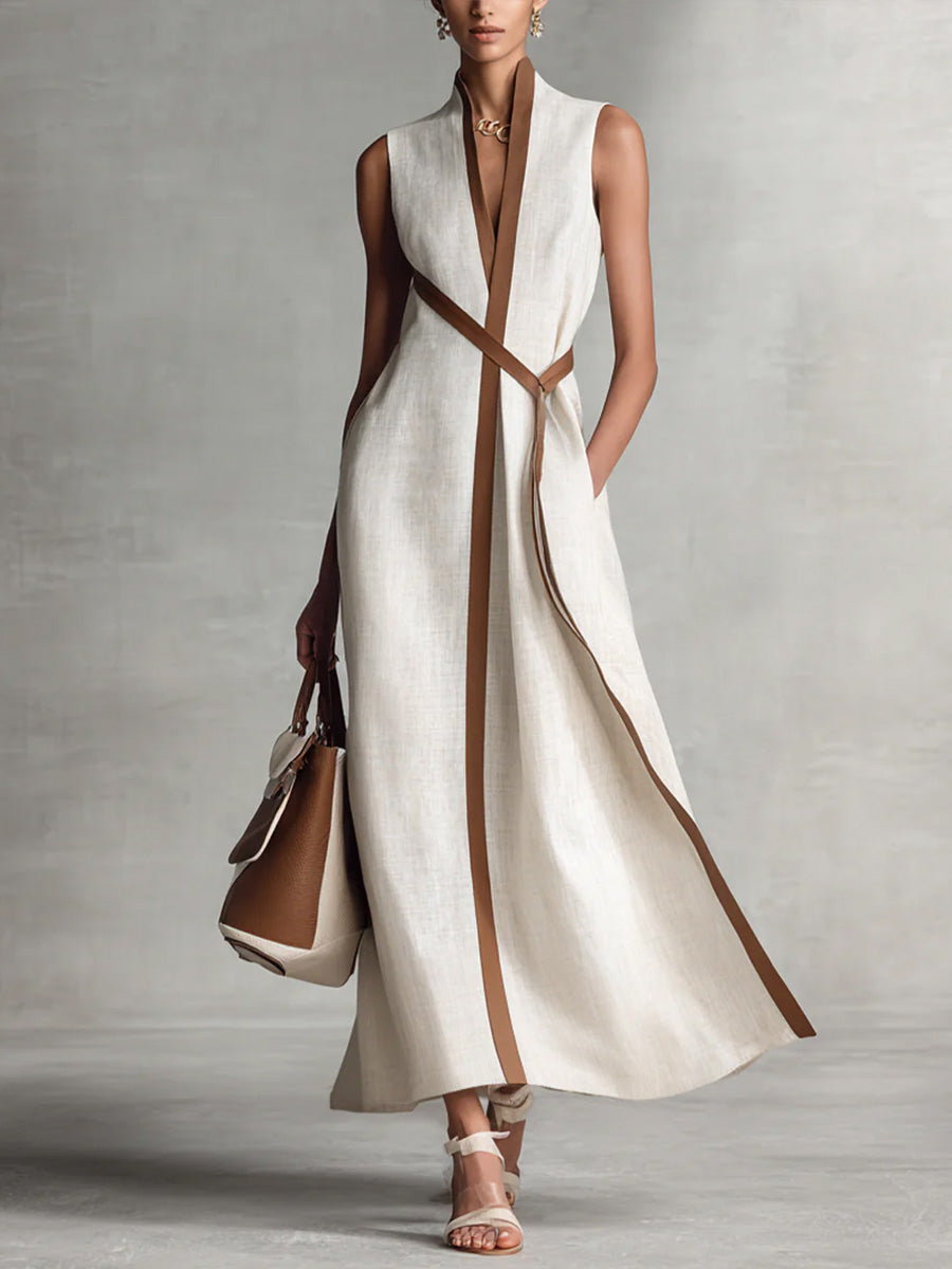 CLEO - VESTIDO RIBETEADO